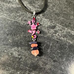 Custom Lizard Pendant Necklace